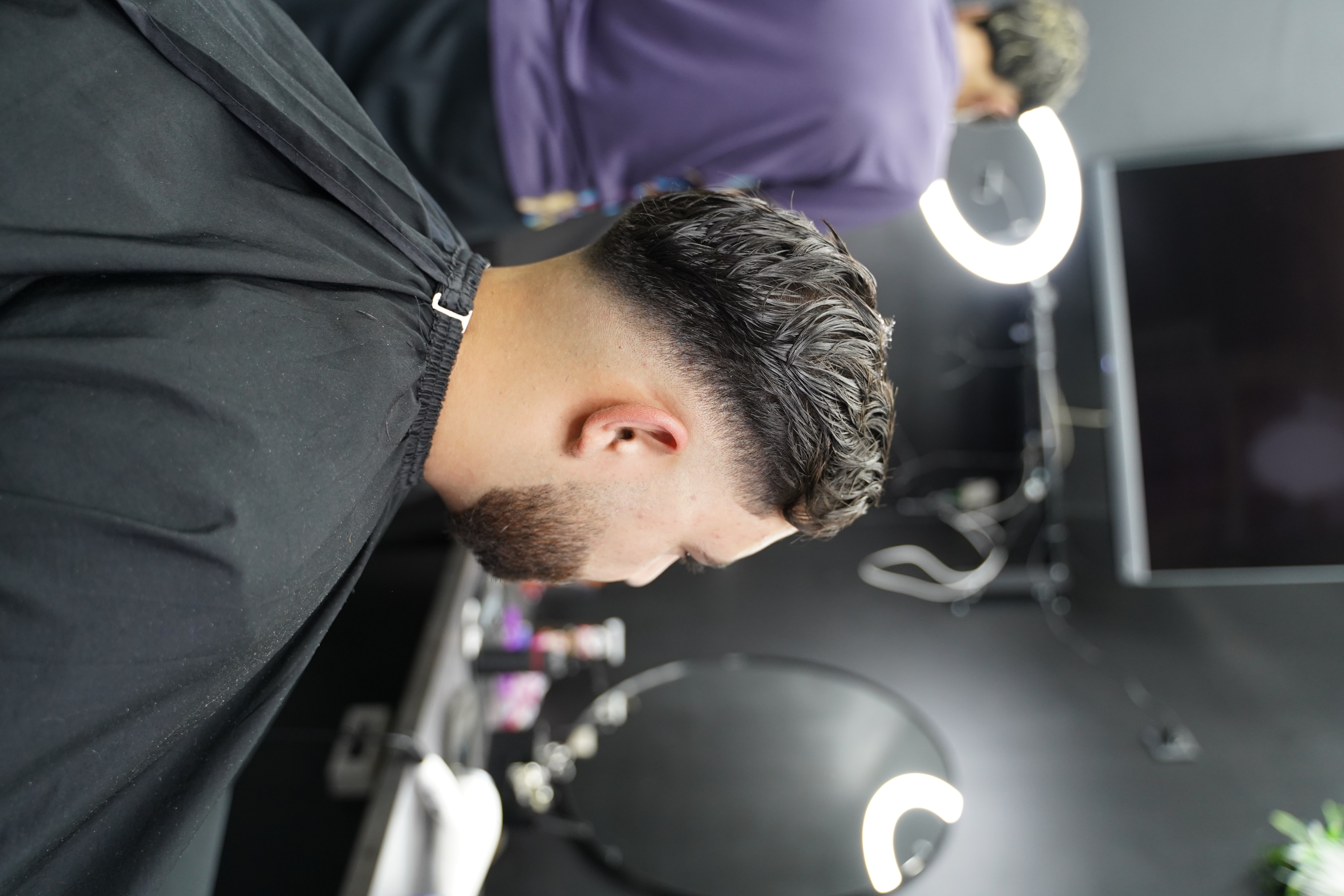 Coloration cheveux chez Akridi Barber